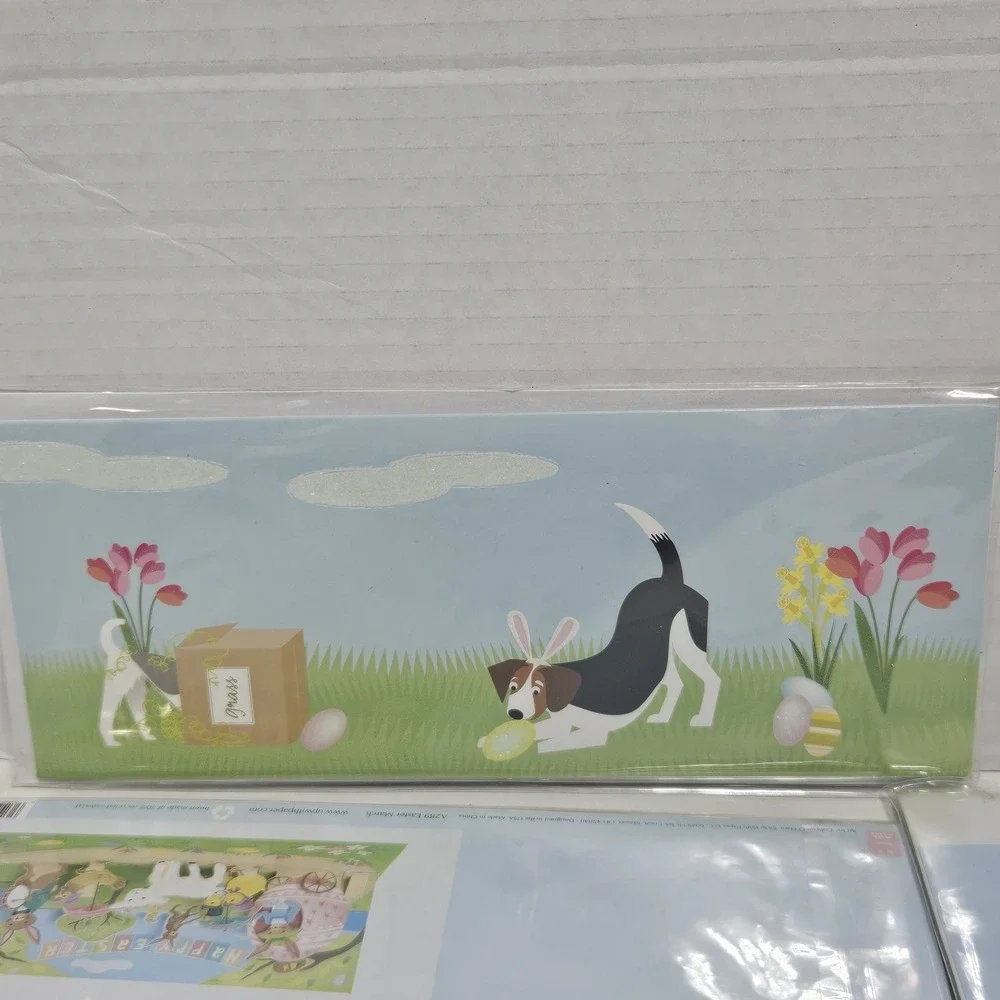 Lot 4 Happy Easter Pop Up With Paper 3d Card Greeting Bunny‎ Envelope Craft Lamb